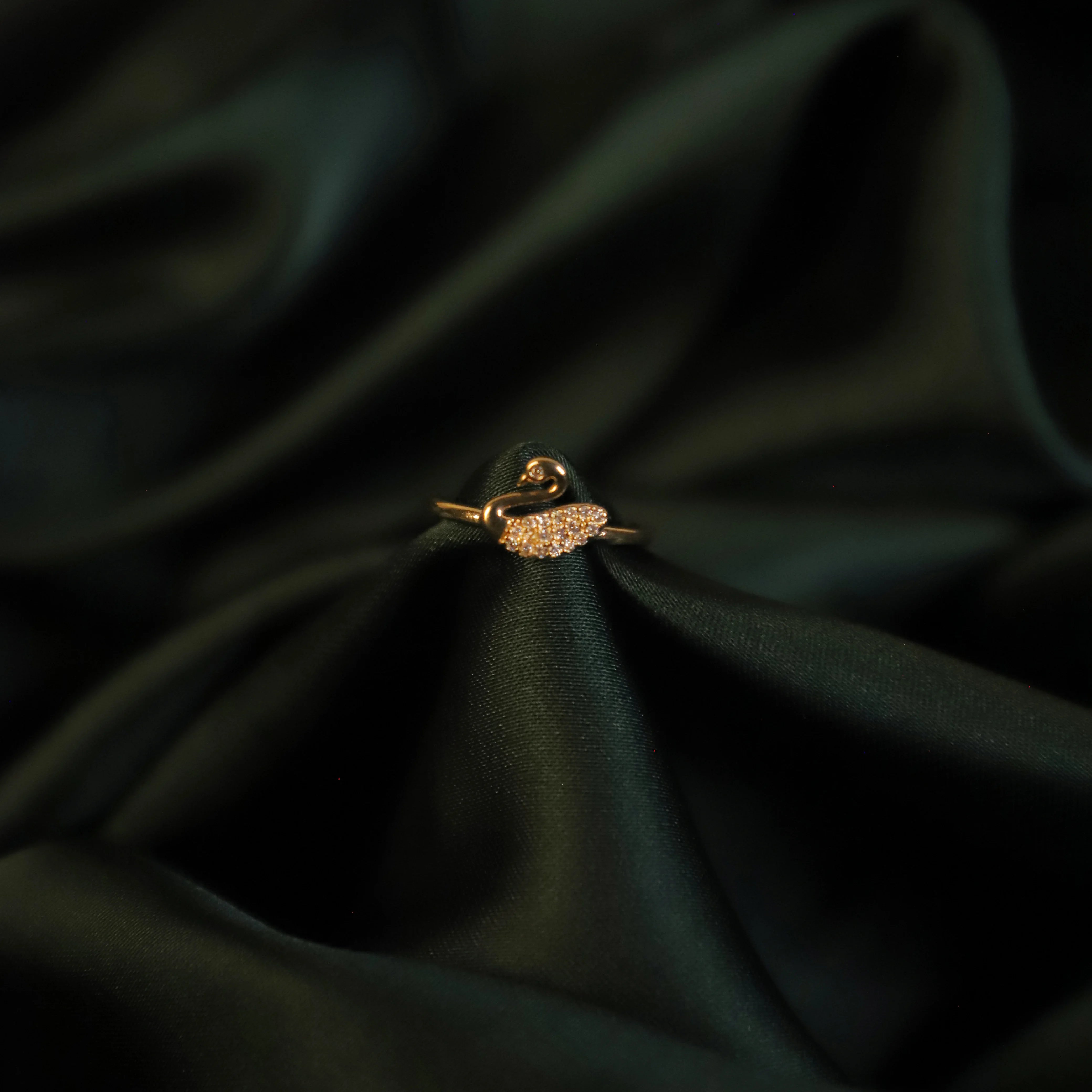 Textured Matte Stainless Steel Ring