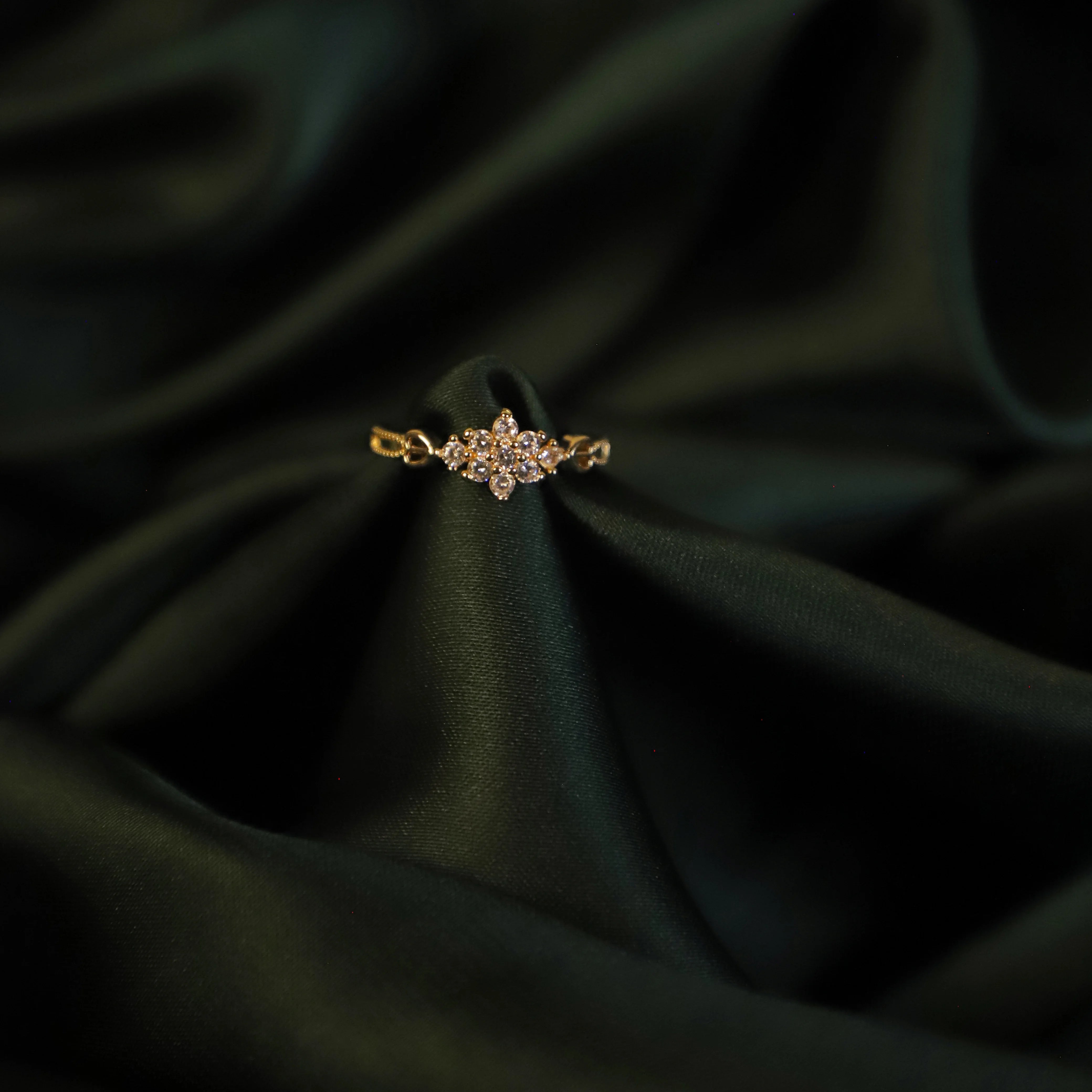 Dainty Single CZ Stainless Steel Ring