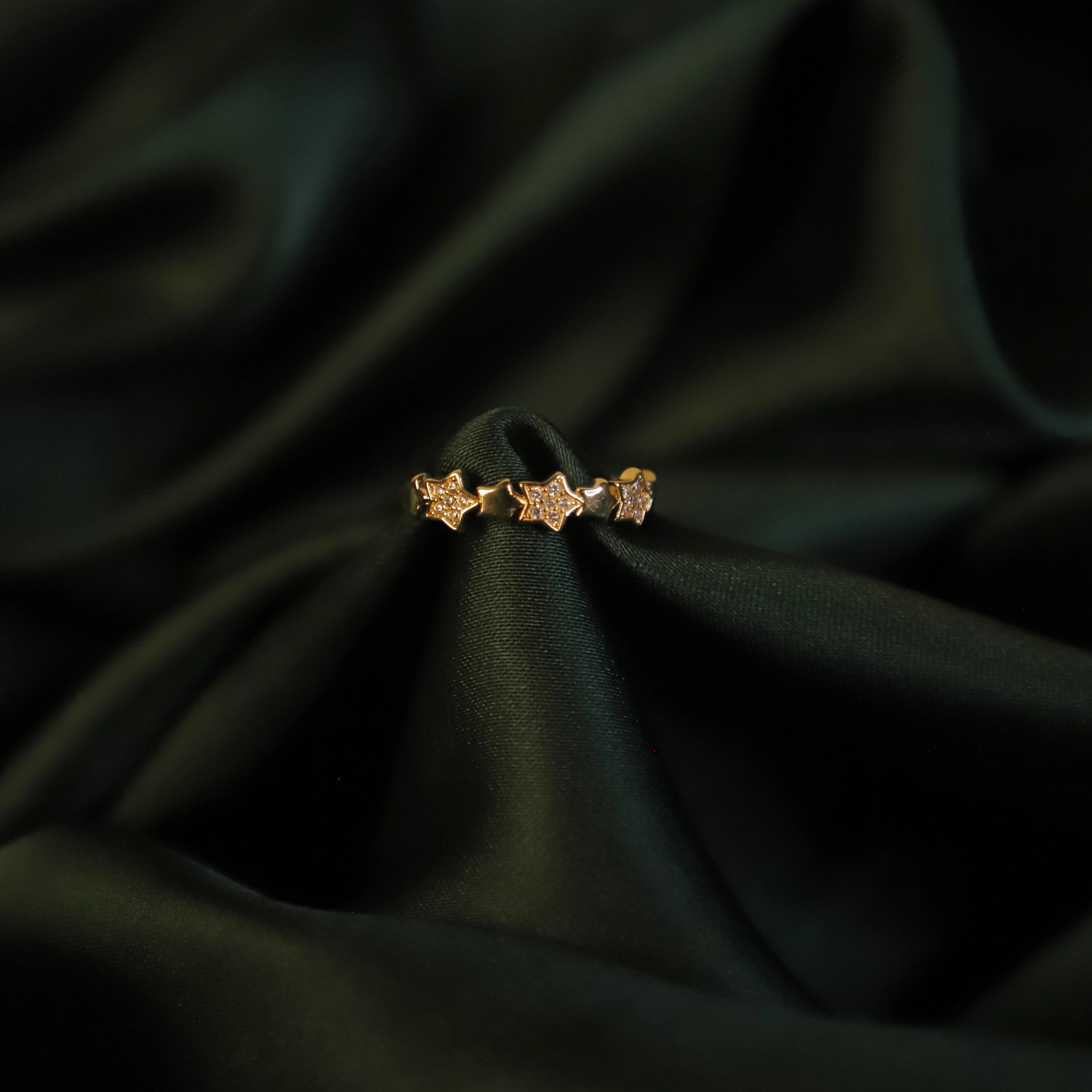 Wave Curve Stainless Steel Ring