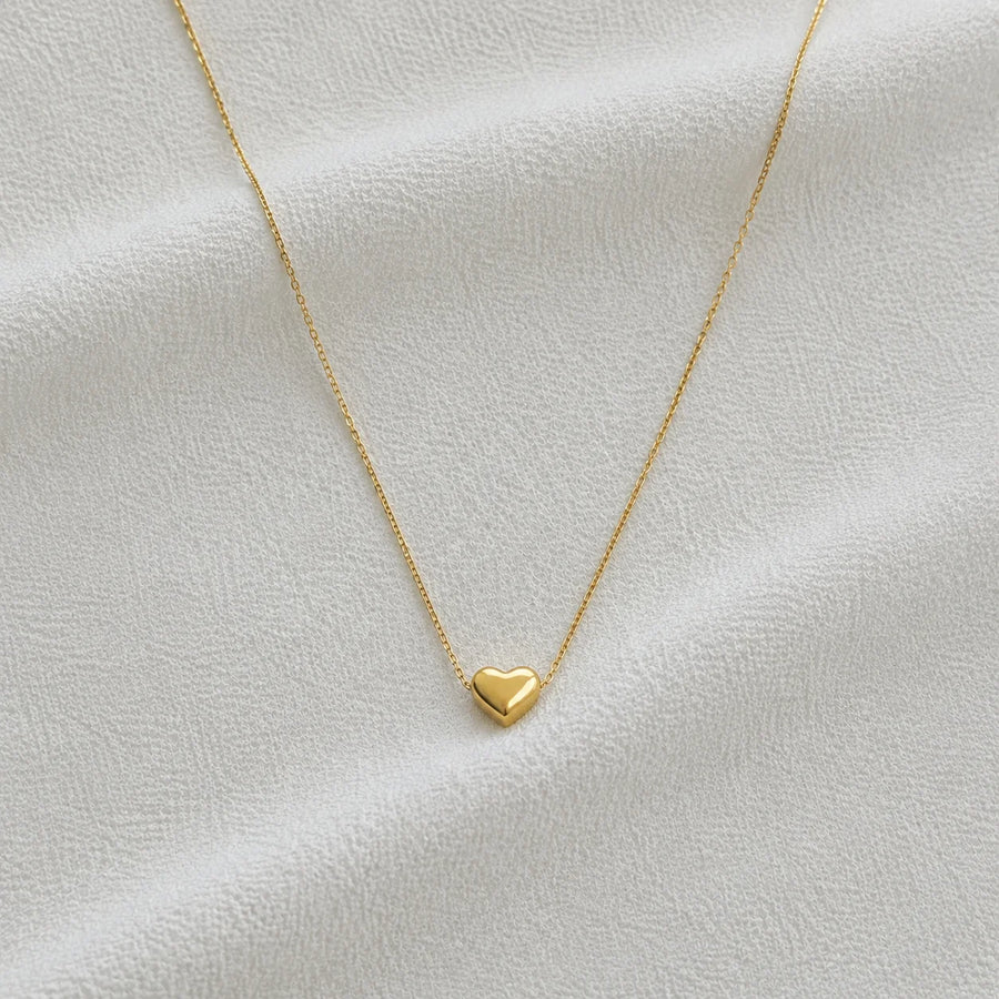 Delicate Gold Heart Necklace
