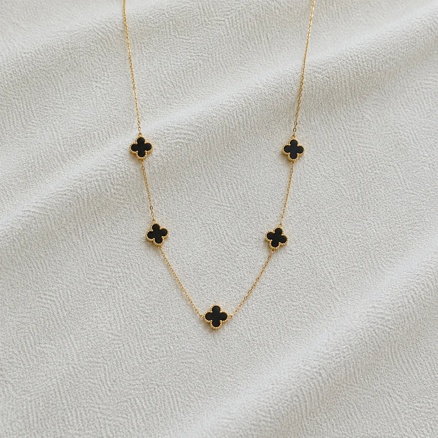 Black Clover Station Necklace