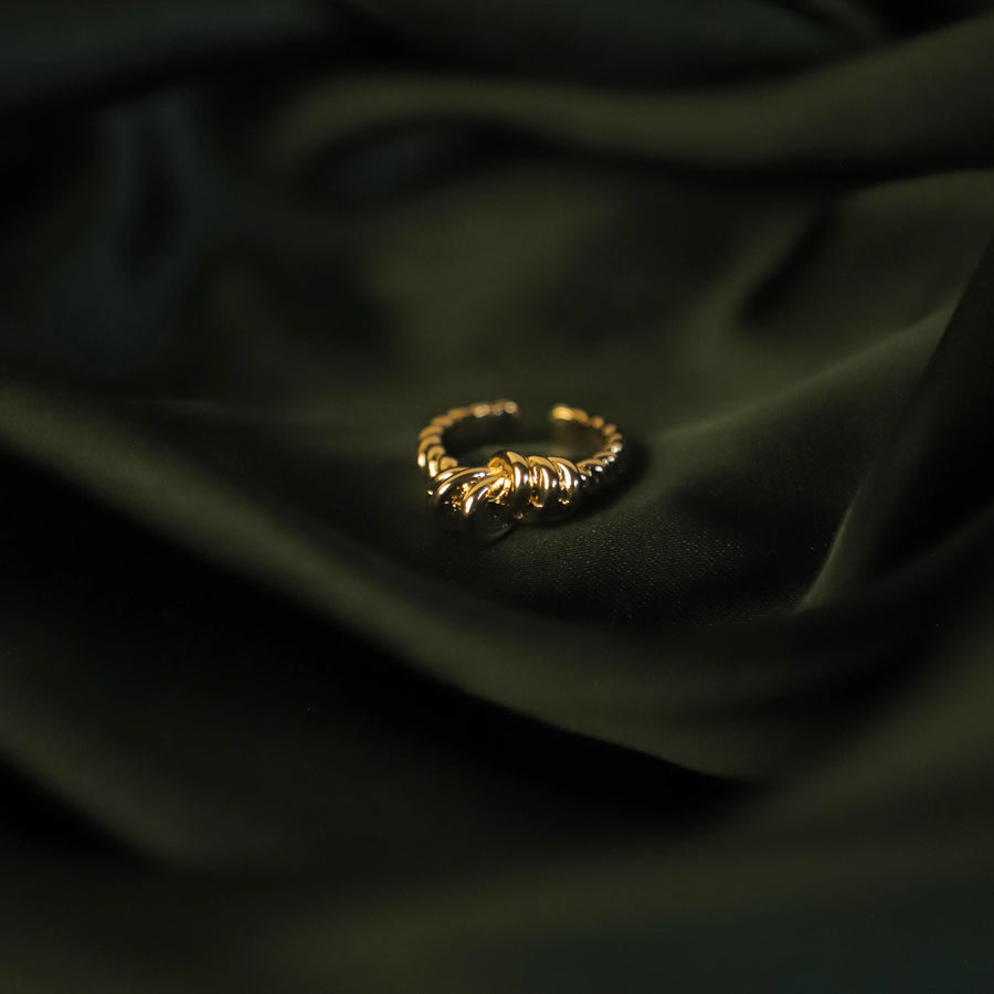 Cubic Zirconia Solitaire Stainless Steel Ring