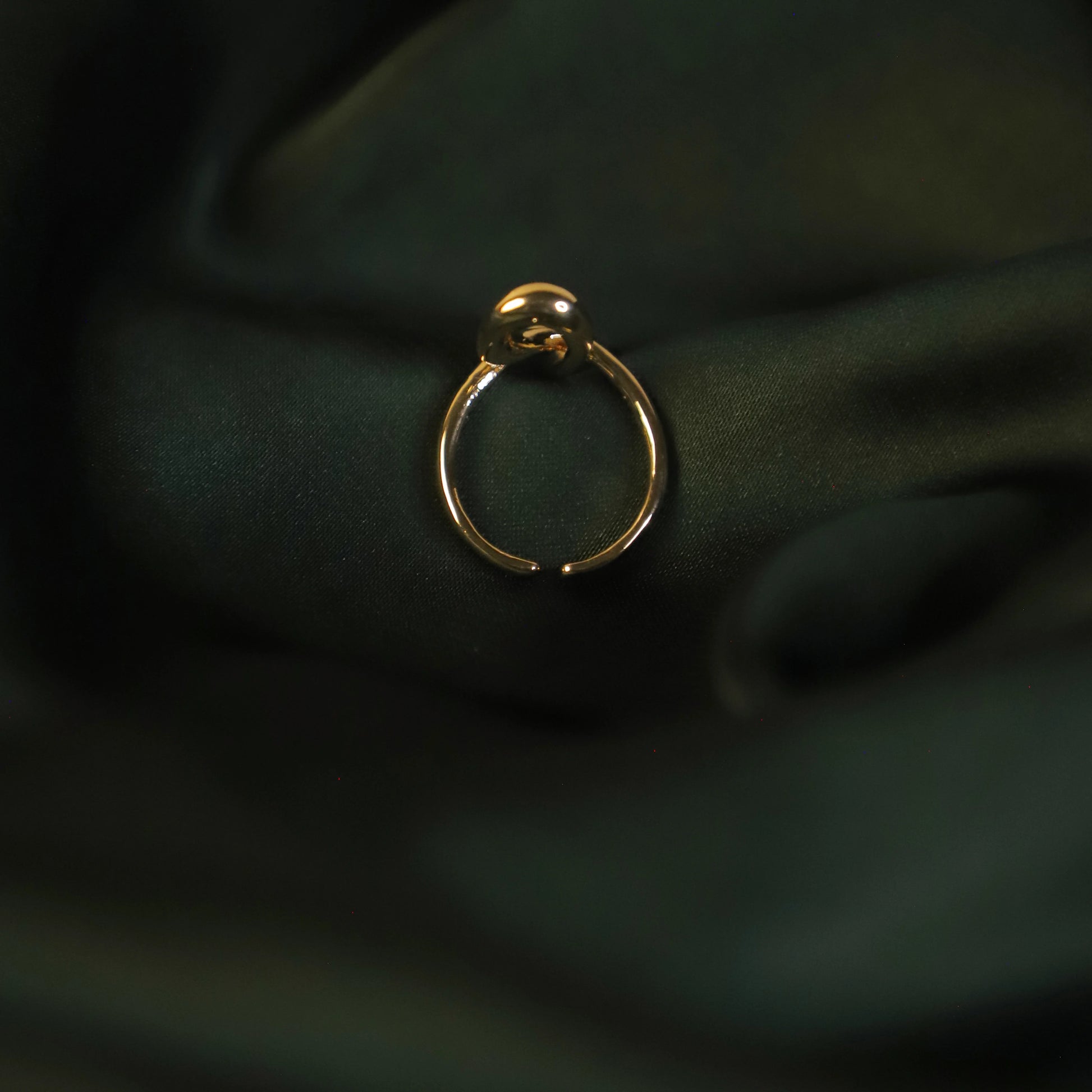 Full Eternity CZ Pure Metal Ring detail view