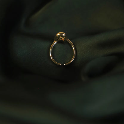 Full Eternity CZ Pure Metal Ring detail view