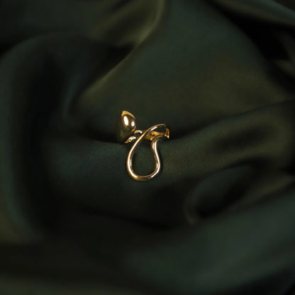Minimalist Signet Pure Metal Ring