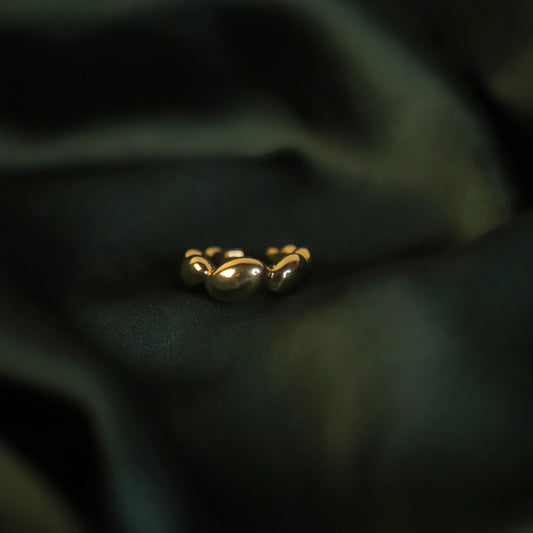 Crystal Halo Pure Metal Ring