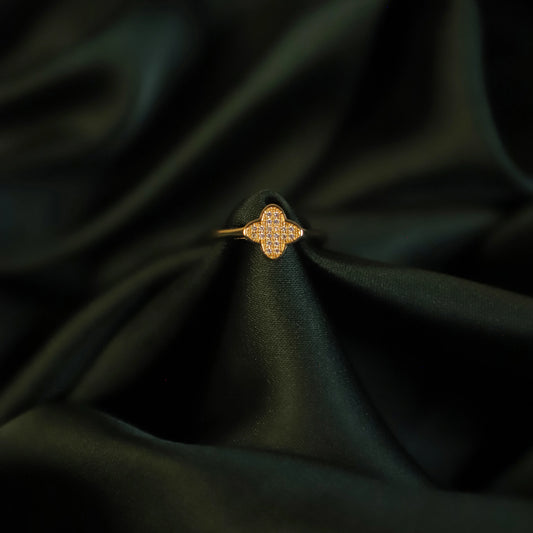 Heart Cutout Stainless Steel Ring