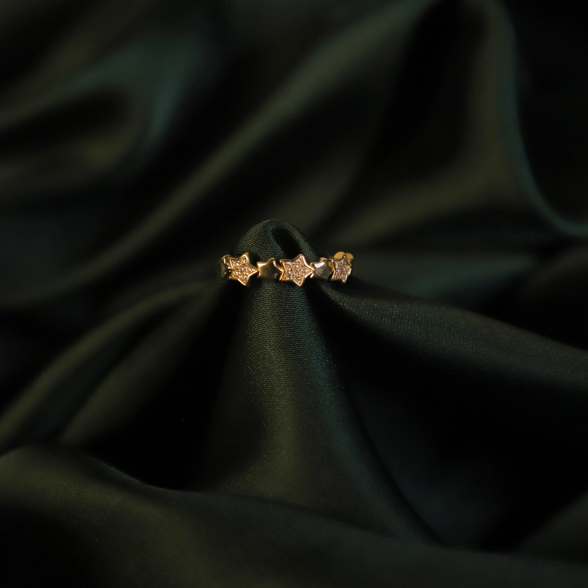 Wave Curve Stainless Steel Ring