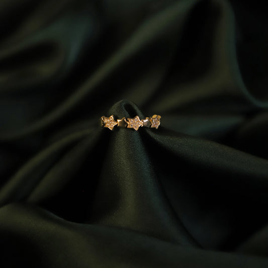 Wave Curve Stainless Steel Ring