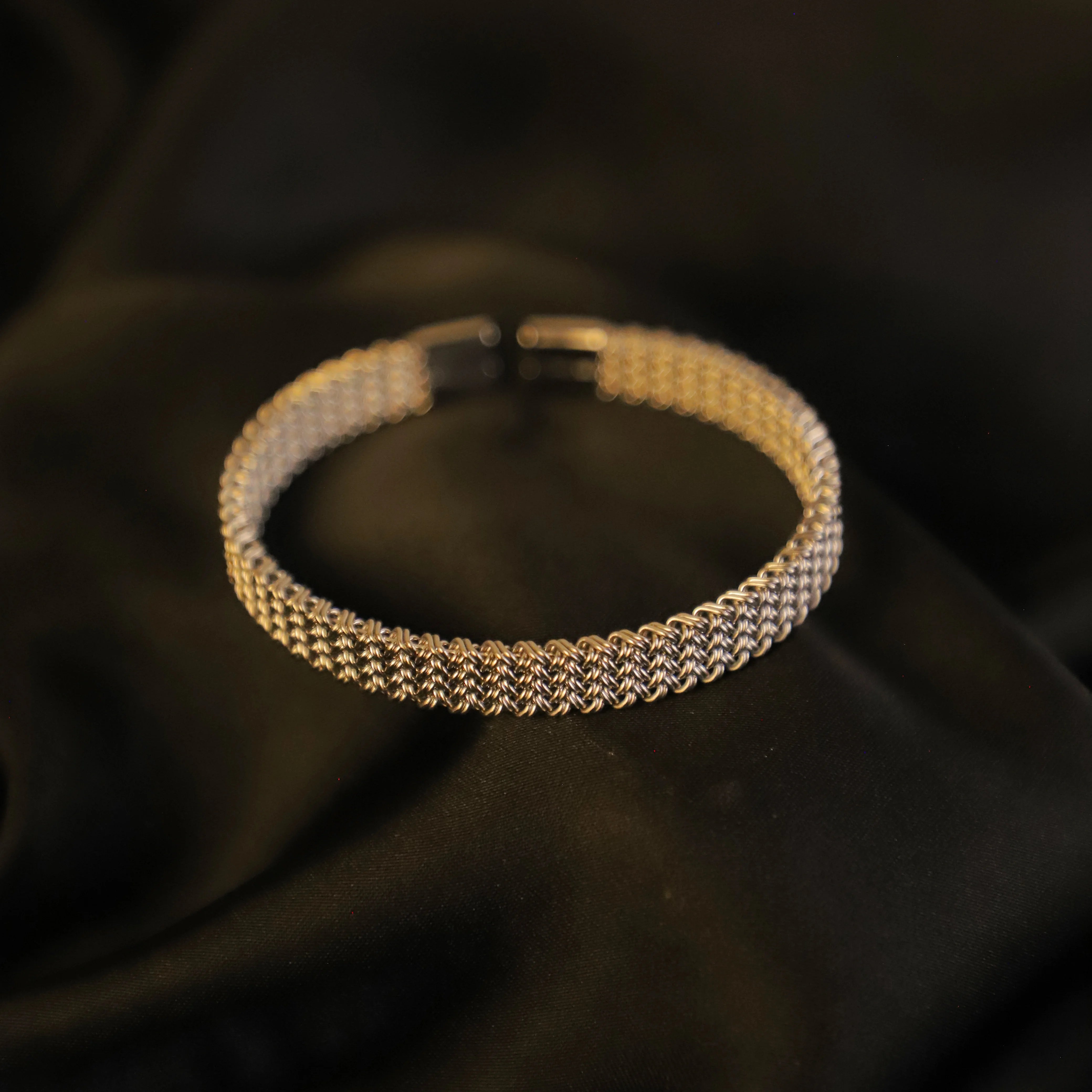Luxury Stainless Steel Bracelet Set second view