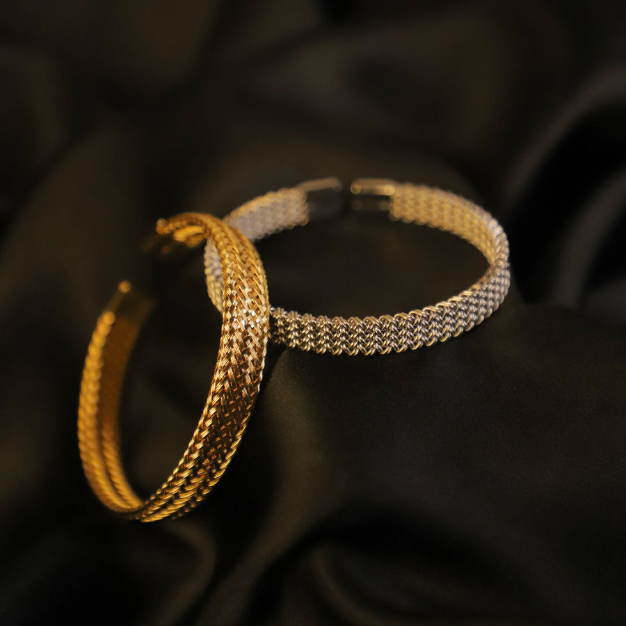 Luxury Stainless Steel Mesh Bracelet